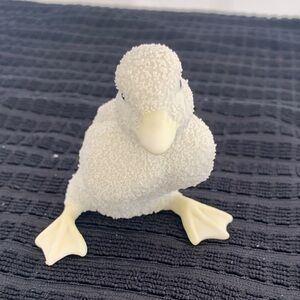 White Textured Bird Figurine